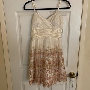 Juniors Whimsical Dress with Sparkle Design